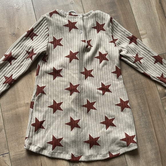 NWT EMC Italian Brand 2 Piece Dress/Pants Matching Baby Girl Star Set 24 Months - Picture 7 of 11